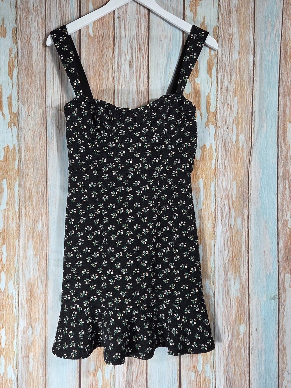 Anthropologie/Hutch Ditsy Floral Corset Mini Dress. Size Small